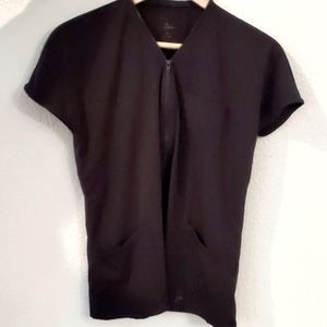 Jaanuu XS Black Scrub Top